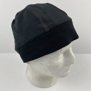 Novara Cycling Cap Hat Skull Cap Black Flex Fit with Stretch Adults O/S